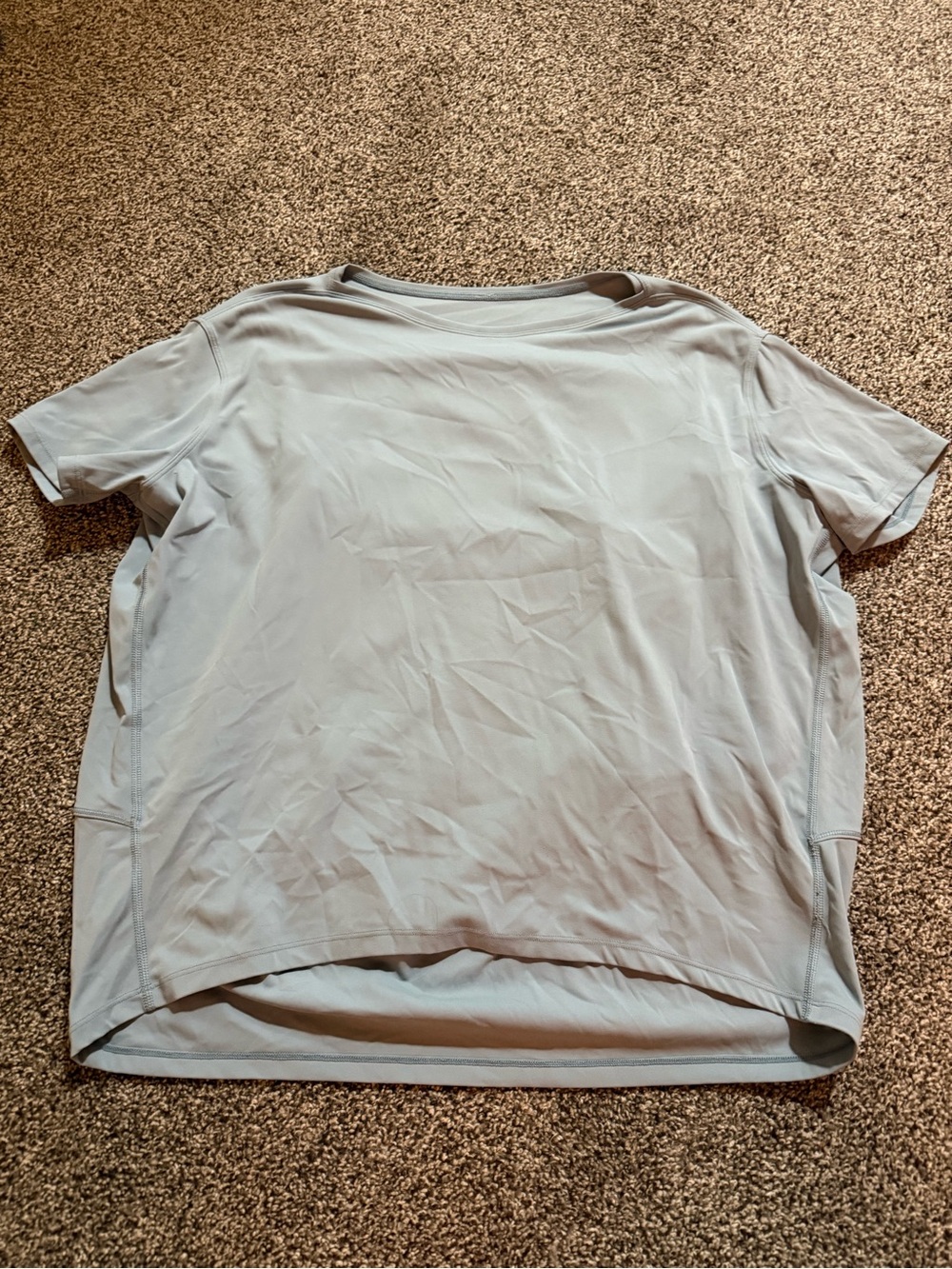 Lululemon Light Blue Women's Short-Sleeve Performance Top